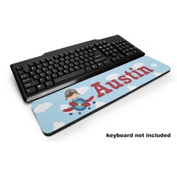 Airplane & Pilot Keyboard Wrist Rest (Personalized)