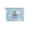 Airplane & Pilot Zipper Pouch Small (Front)