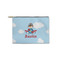 Airplane & Pilot Zipper Pouch - Small - 8.5"x6" (Personalized)