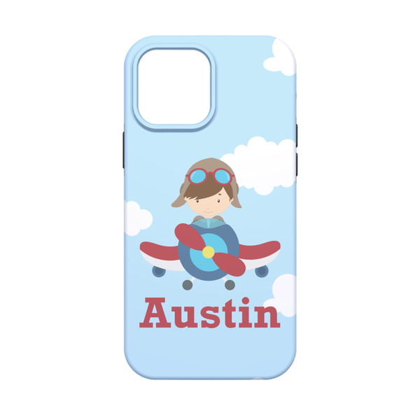 Airplane & Pilot iPhone 13 Mini Tough Case - Back