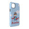 Airplane & Pilot iPhone Case - Rubber Lined - iPhone 14 Pro (Personalized)