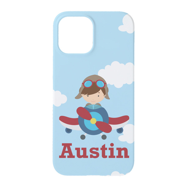 Airplane & Pilot iPhone 15 Pro Case - Back