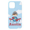 Airplane & Pilot iPhone 15 Pro Max Case - Back