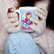 Airplane & Girl Pilot 11oz Coffee Mug - LIFESTYLE