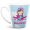 Airplane & Girl Pilot 12 Oz Latte Mug - Front Full