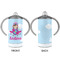 Airplane & Girl Pilot 12 oz Stainless Steel Sippy Cups - APPROVAL