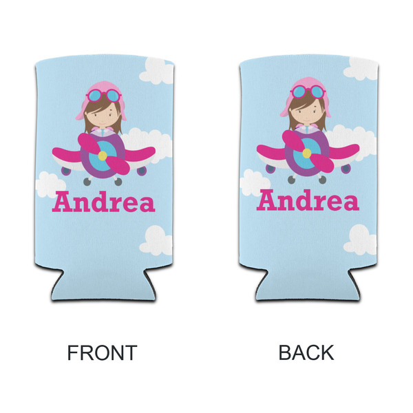 Airplane & Girl Pilot 12oz Tall Can Sleeve - APPROVAL