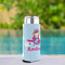 Airplane & Girl Pilot Can Cooler - Tall 12oz - In Context
