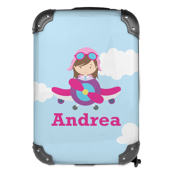 Airplane & Girl Pilot 13" Hard Shell Backpacks - FRONT