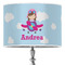Airplane & Girl Pilot Drum Lamp Shade (Personalized)