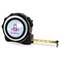 Airplane & Girl Pilot 16 Foot Black & Silver Tape Measures - Front