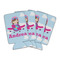 Airplane & Girl Pilot Can Cooler (16 oz) - Set of 4 (Personalized)