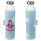 Airplane & Girl Pilot 20oz Water Bottles - Full Print - Approval