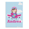 Airplane & Girl Pilot 20x30 - Matte Poster - Front View