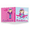 Airplane & Girl Pilot 3-Ring Binder Approval- 1in