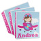 Airplane & Girl Pilot 3-Ring Binder (Personalized)