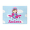 Airplane & Girl Pilot Area Rug (Personalized)