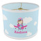 Airplane & Girl Pilot 8" Drum Lampshade - ANGLE Poly-Film