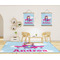 Airplane & Girl Pilot 8'x10' Indoor Area Rugs - IN CONTEXT