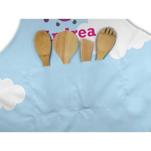 Airplane & Girl Pilot Apron - Pocket Detail with Props