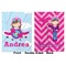 Airplane & Girl Pilot Baby Blanket (Double Sided - Printed Front and Back)