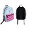 Airplane & Girl Pilot Backpack front and back - Apvl