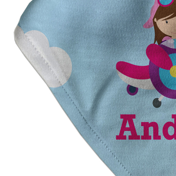 Airplane & Girl Pilot Bandana Detail