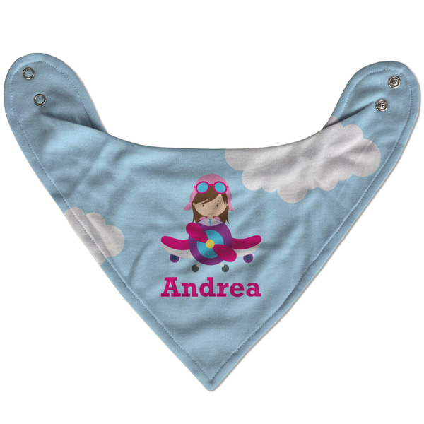 Airplane & Girl Pilot Bandana Flat Approval