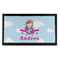 Airplane & Girl Pilot Bar Mat - Small (Personalized)