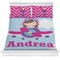 Airplane & Girl Pilot Comforter Set - Full / Queen (Personalized)