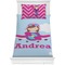 Airplane & Girl Pilot Comforter Set - Twin (Personalized)