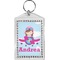 Airplane & Girl Pilot Bling Keychain (Personalized)