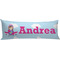 Airplane & Girl Pilot Body Pillow Case (Personalized)