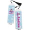 Airplane & Girl Pilot Bookmark with tassel - Front and Back