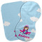 Airplane & Girl Pilot Burp Cloth (Personalized)