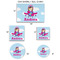 Airplane & Girl Pilot Car Magnets - SIZE CHART
