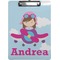 Airplane & Girl Pilot Clipboard (Personalized)