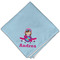 Airplane & Girl Pilot Cloth Napkins - Personalized Dinner (Folded Four Corners)
