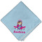 Airplane & Girl Pilot Cloth Dinner Napkin - Single w/ Name or Text