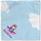 Airplane & Girl Pilot Cloth Napkins - Personalized Lunch (Single Full Open)
