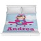 Airplane & Girl Pilot Comforter - King (Personalized)