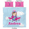 Airplane & Girl Pilot Comforter Set - King - Approval