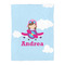 Airplane & Girl Pilot Comforter - Twin - Front