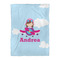 Airplane & Girl Pilot Comforter - Twin XL - Front