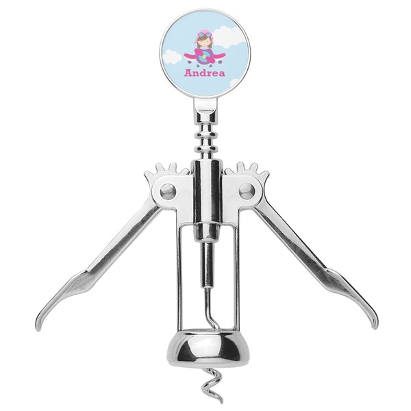 Airplane & Girl Pilot Corkscrew - Alt