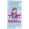 Airplane & Girl Pilot Crib Comforter/Quilt - Apvl