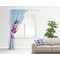 Airplane & Girl Pilot Curtain With Window and Rod - in Room Matching Pillow