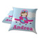 Airplane & Girl Pilot Decorative Pillow Case - TWO