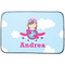 Airplane & Girl Pilot Dish Drying Mat (Personalized)
