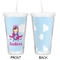 Airplane & Girl Pilot Double Wall Tumbler with Straw - Approval
